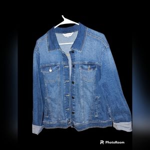 Serra Womens Denim Jean Jacket XL